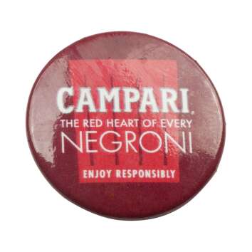 Campari Negroni pin badge lapel pin The Red Heart Cocktail