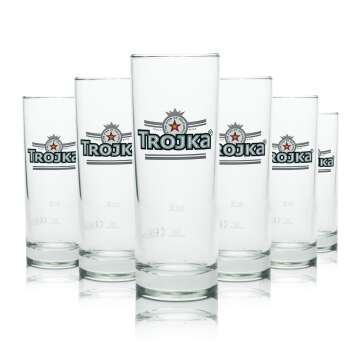6x Trojka Vodka Glass Longdrink 2cl 4cl Cocktail Glasses...