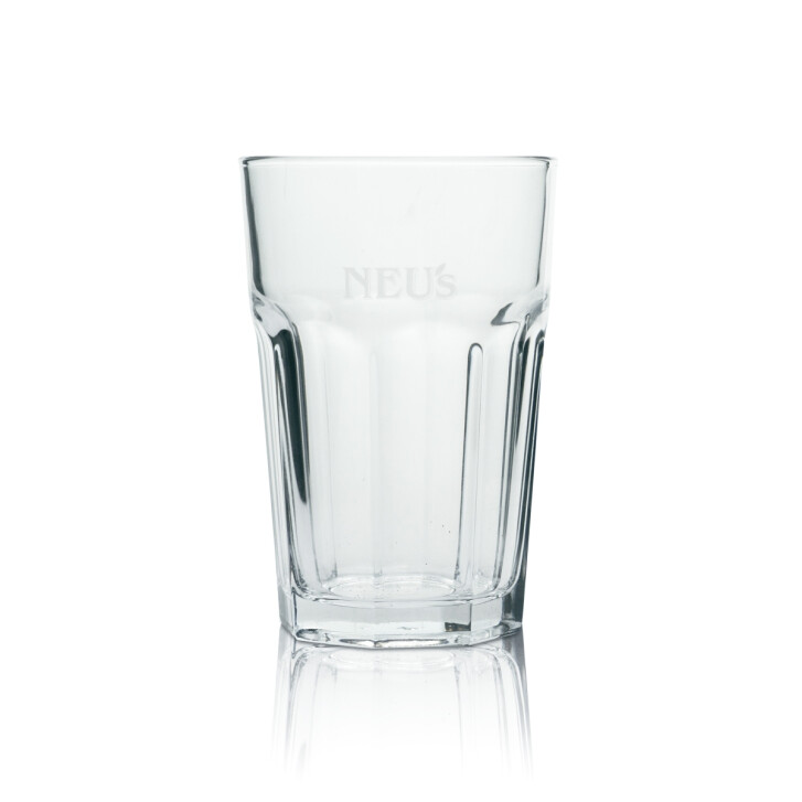 6x Neus Juice Glass 0.4l Cup Relief Grantiy Glasses Spritzer Cocktail Long Drink