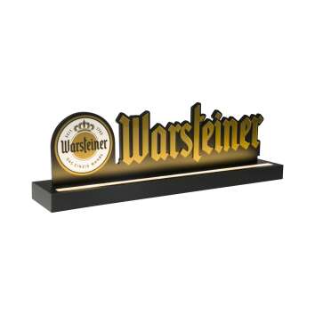 Warsteiner beer illuminated sign 54x18cm LED sign wall...