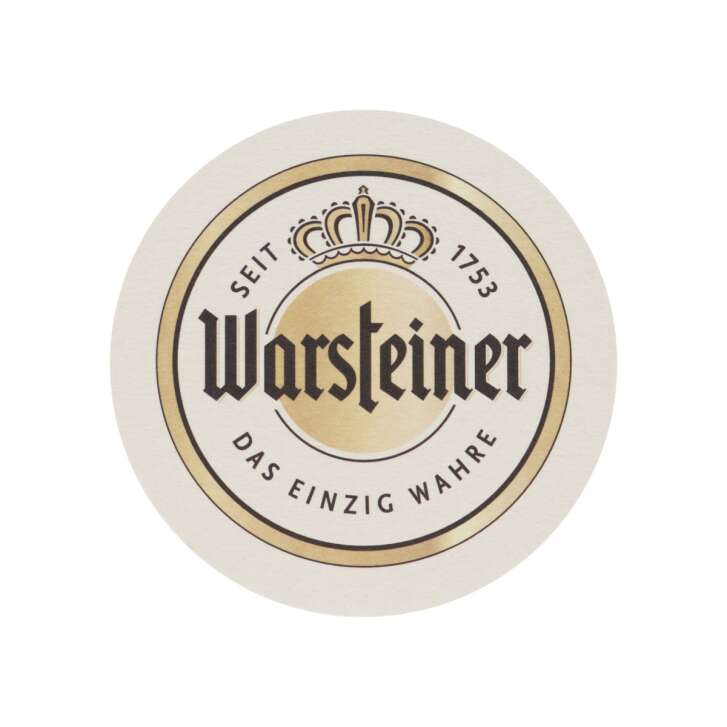 100x Warsteiner beer coasters 11cm Brewers Gold glasses coasters beer felt Beer