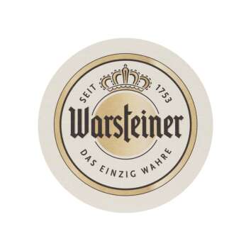 100x Warsteiner beer coasters 11cm Brewers Gold glasses...