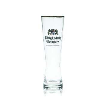 King Ludwig Beer Glass XL 1l White Beer Yeast Wheat...