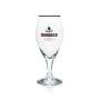 6x Isenbeck Beer Glass 0,3l Pils Tulip Goblet Gold Rim Ritzenhoff Glasses Beer