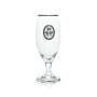 6 Weissenburg beer glass 0,4l goblet gold rim Ritzenhoff new