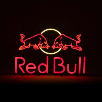 Red Bull Energy neon sign 52x35cm neon LED sign wall bar...