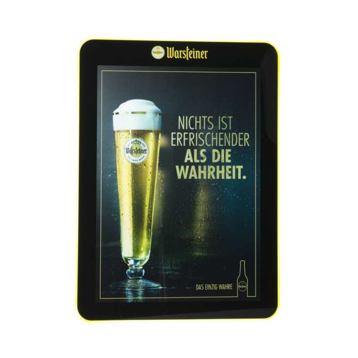 Warsteiner beer neon sign DIN A2 poster frame LED poster board 4 motifs