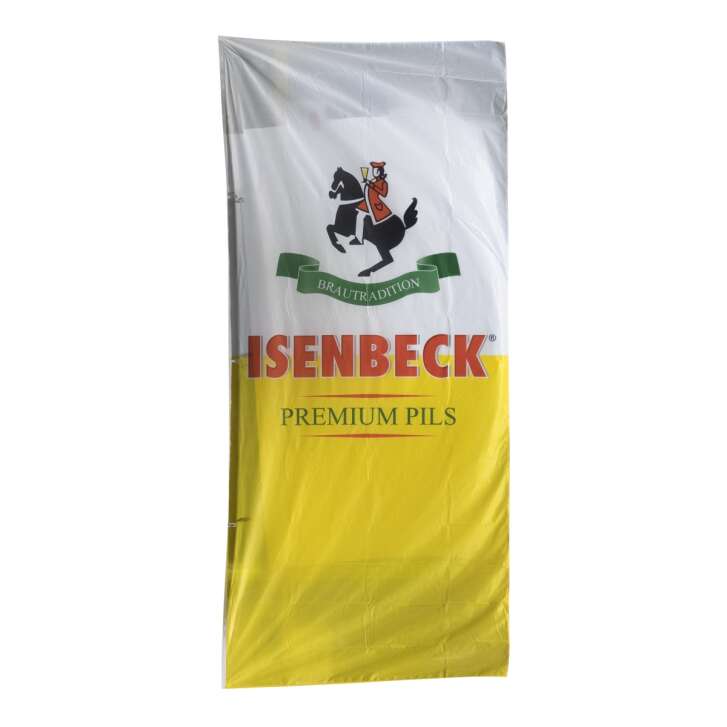 Isenbeck Flag Banner Flag 350x150cm Gastro Bar Festival Deco Advertising Pub Party