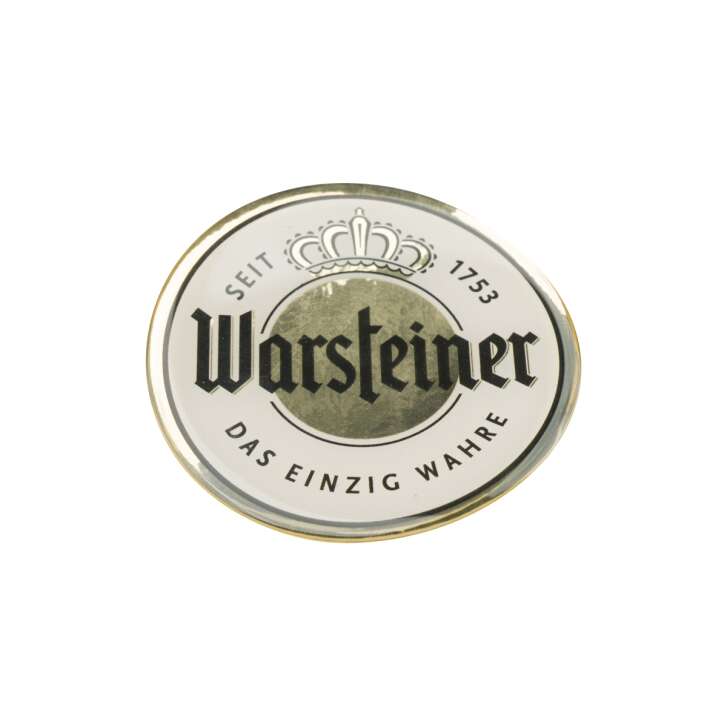 Warsteiner beer sticker 60mm Ø wall panel decoration travel fan article brewery