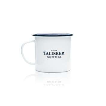 Talisker Whisky Mug Emaile Glass 0,2l Cup Metal Glasses...