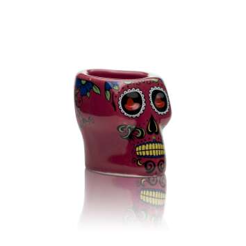 Sierra Tequila Glass Clay 2cl Shot Glasses Pink Skull...