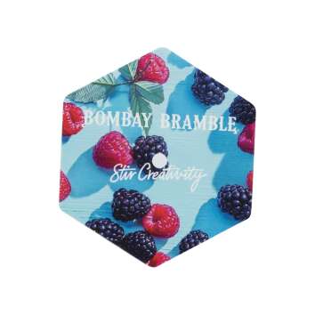 6x Bombay LED Coaster Sapphire Gin Bramble Coaster Glass...