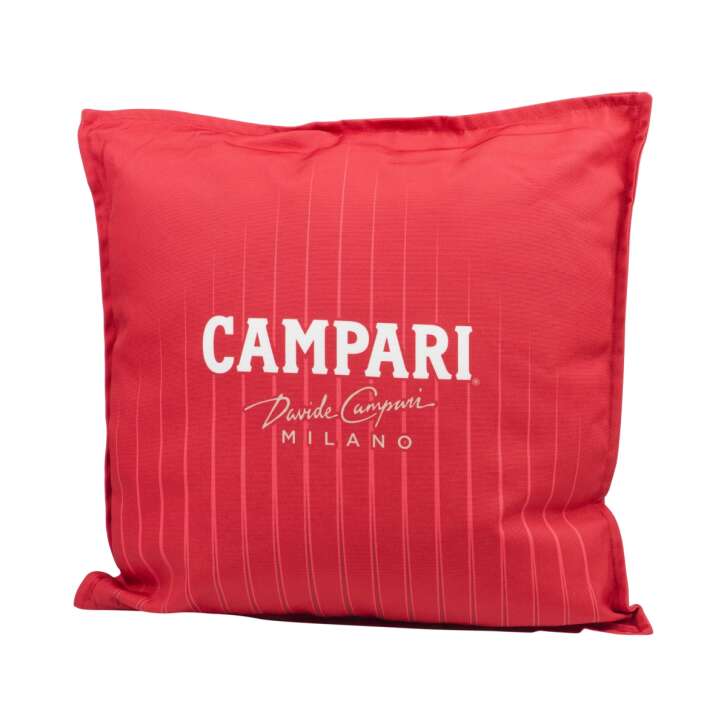 Campari cushion red "Milano" fabric outdoor lounge sofa decoration red Negroni Design