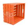 Aperol Spritz wooden crate orange 45x38x26cm seat table outdoor garden box crate