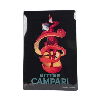 Campari tin sign vintage 60x40cm bitter aperitif enamel...