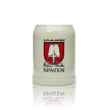 Spaten beer mug 0.5l clay jug ceramic earthenware glass...