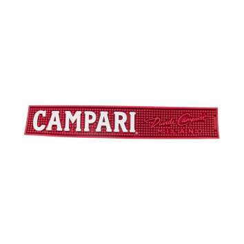 Campari Bar Mat Red 59x10 Runner Glasses Drip Mat...