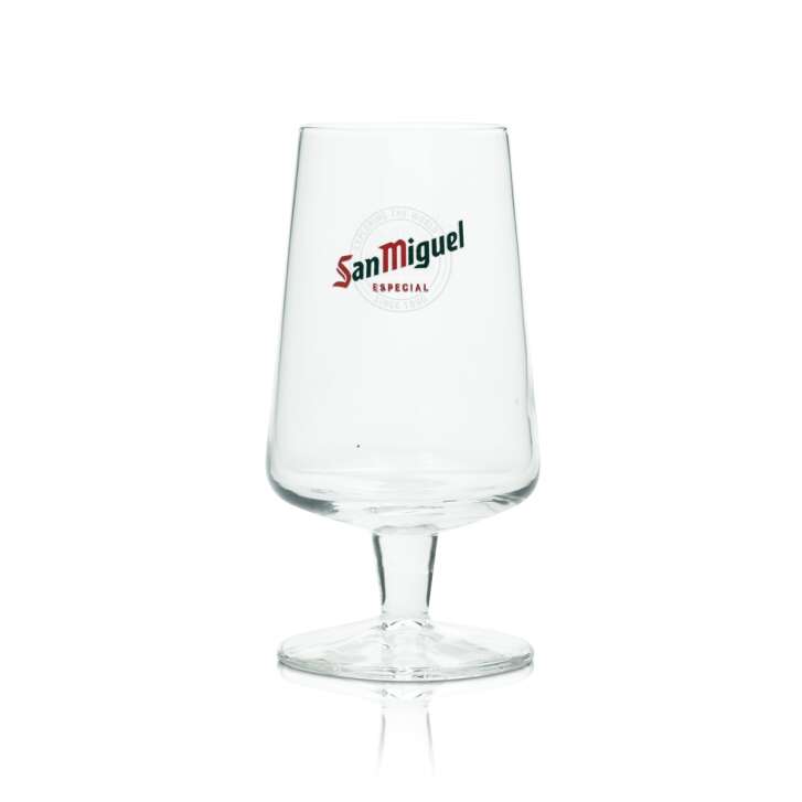 San Miguel glass 0,3l goblet Tulip Beer Cerveza Beer glasses Especial Gastro Spain