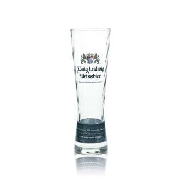 King Ludwig beer glass 0.5l Hefe Tulpe wheat beer glasses...