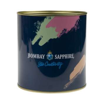 Bombay Sapphire gin tin "Stir Creativity" metal...