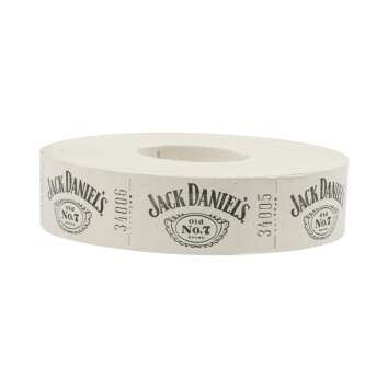 1000x Jack Daniels whiskey token receipt roll tear-off...