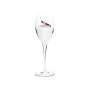 6 G.H. Mumm Champagne glass 0.15l flute "Opale" new