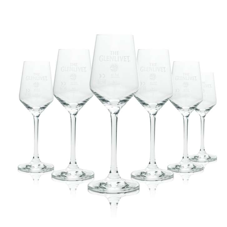 6 The Glenlivet Whiskey glass 0,1l Nosing glass "Harmony" Rastal new