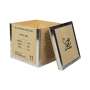 Monkey 47 Gin wooden box 20x20x20cm "Caution Wild Animal" gift box box