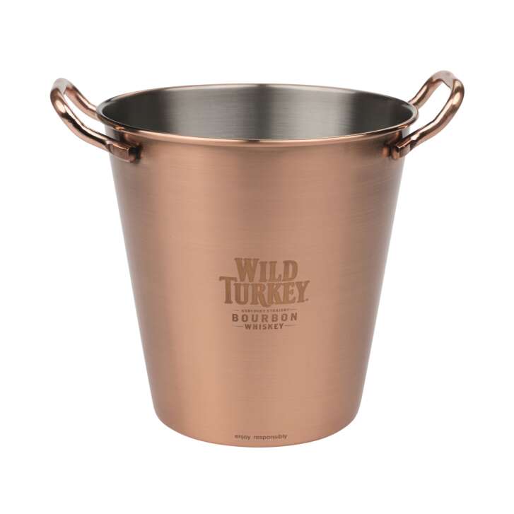 Wild Turkey Whiskey Cooler 3l Stainless Steel Ice Cube Container Bucket Cool Bottles