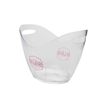 Luc Belaire champagne cooler transparent bottle ice cube...