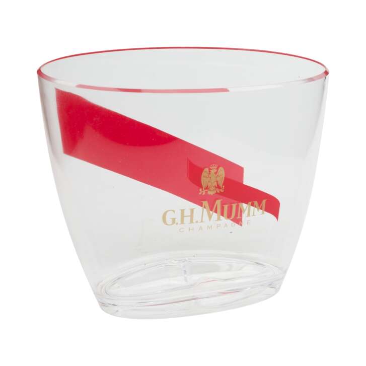 1 G.H. Mumm Champagne Cooler Transparent 5l "Nice-Bucket" new