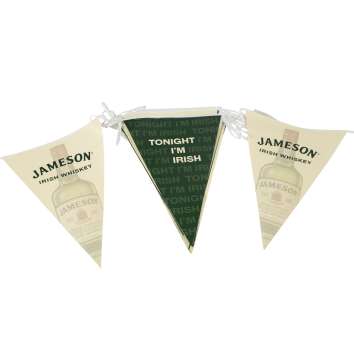 Jameson Whiskey pennant chain 20 pennants approx. 4m...
