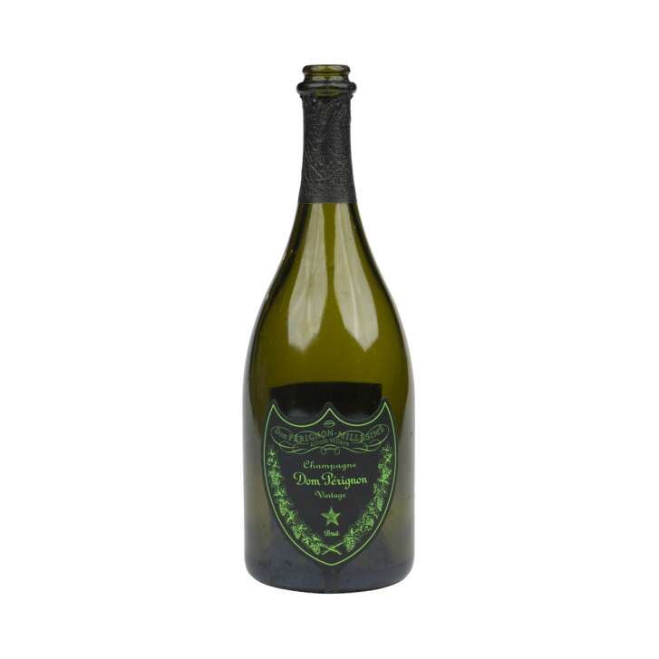 Dom Perignon Champagne EMPTY Bottle 0,7l Luminous LED Light Vintage Decoration