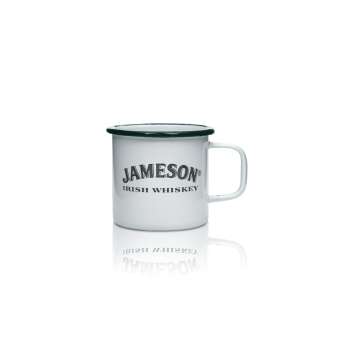 Jameson Whiskey Mug 0,25l Metal Cup Glass Handle Glasses...