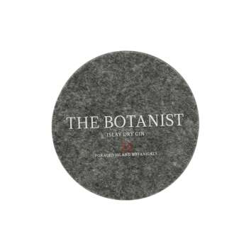 The Botanist gin coaster for glass felt gray 10cm beer...