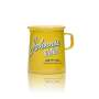6x Johnnie Walker Blonde glass mug 0.3l YELLOW with handle Pitcher Whiskey carafe
