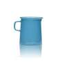 6x Johnnie Walker Blonde glass mug 0.3l BLUE with handle Pitcher Whiskey carafe