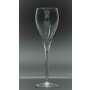 6x Veuve Clicquot Champagne glass Italesse lettering foot