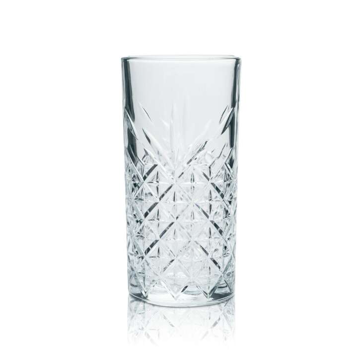 Bathtub Gin Glass 0,4l Longdrink Highball Relief Glasses Cocktail Contour Crystal