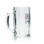 6x Spaten beer glass 0.3l mug Brema Seidel glasses jugs handles tankards Beer