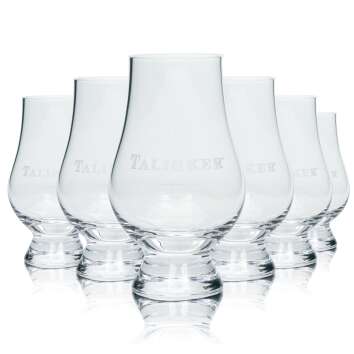 6x Talisker Whiskey Glass 0,15l Nosing Glasses Tasting...