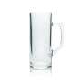 6x beer mug 0.5l glass Seidel "Reno" Borgonovo brand glasses handle tankard