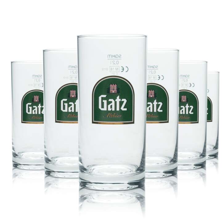 12 Gatz beer glass 0.2l mug "Altbier" new