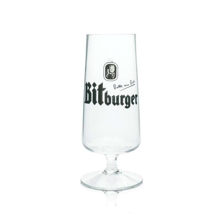Bitburger Beer Glass 1l XL Cup Tulip Glasses Boots Stem Brewery Beer Mug