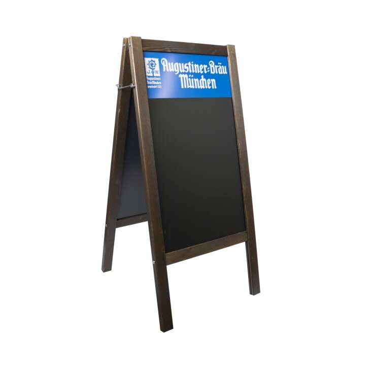 Augustiner beer customer stopper chalkboard 119x56 wooden frame sign gastro bar