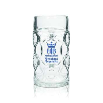 Tegernsee beer glass 1l Maßkrug HB glasses relief...