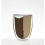 2x double-walled thermal glass 0.35l latte macchiato high-quality coffee