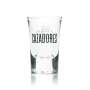 6x Cazadores tequila glass 2cl shot glasses Short stamper shot pint bar
