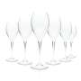 6x Louis Roederer champagne glass 0.1l flute goblet aperitif champagne crystal glasses