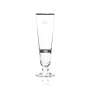 6x Warsteiner beer glass 0.2l goblet gold rim pilsner glasses tulip bar Beer Brew